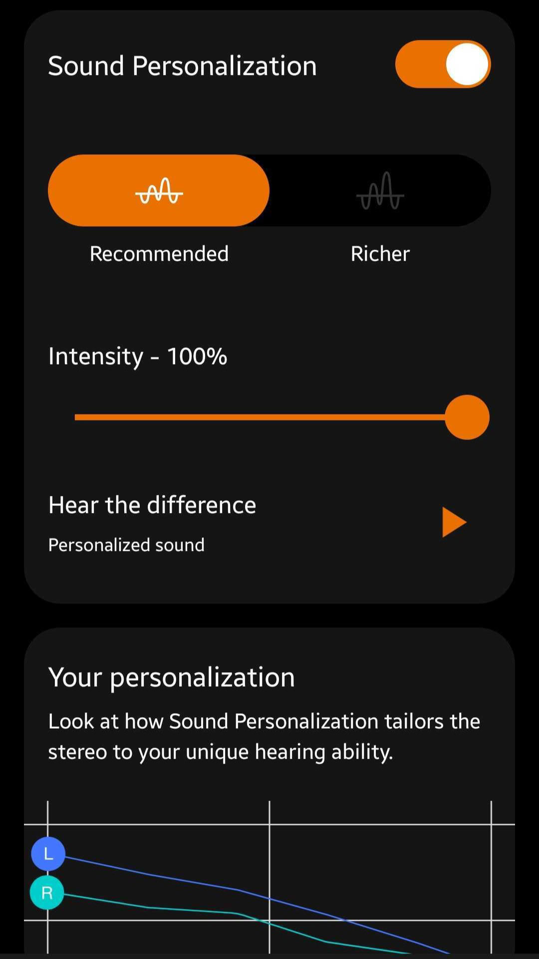 Creative Aurvana Ace 3 app sound personilization
