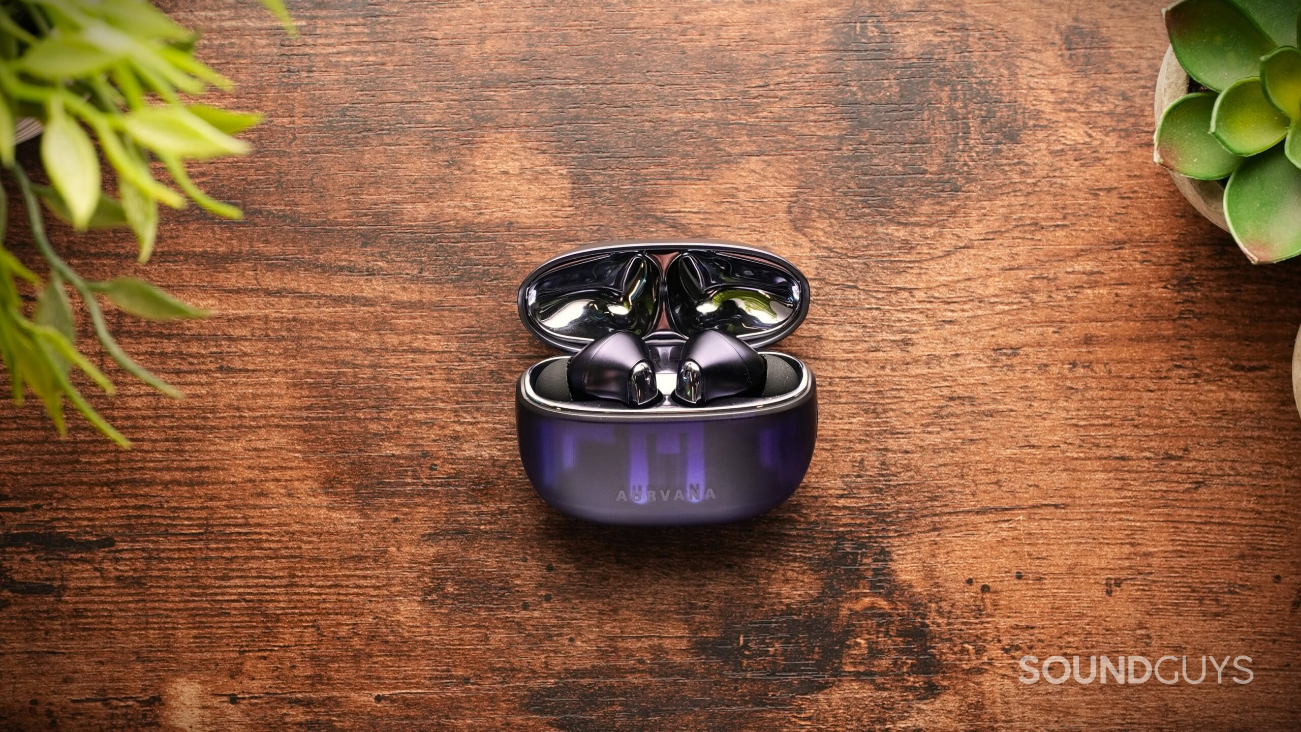 Creative Aurvana Ace 3 on wooden table