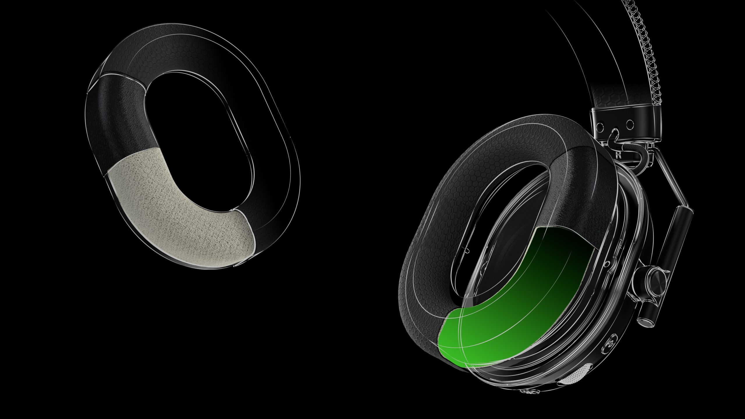 Ear Cushion razer blackshark v3 pro ear pads