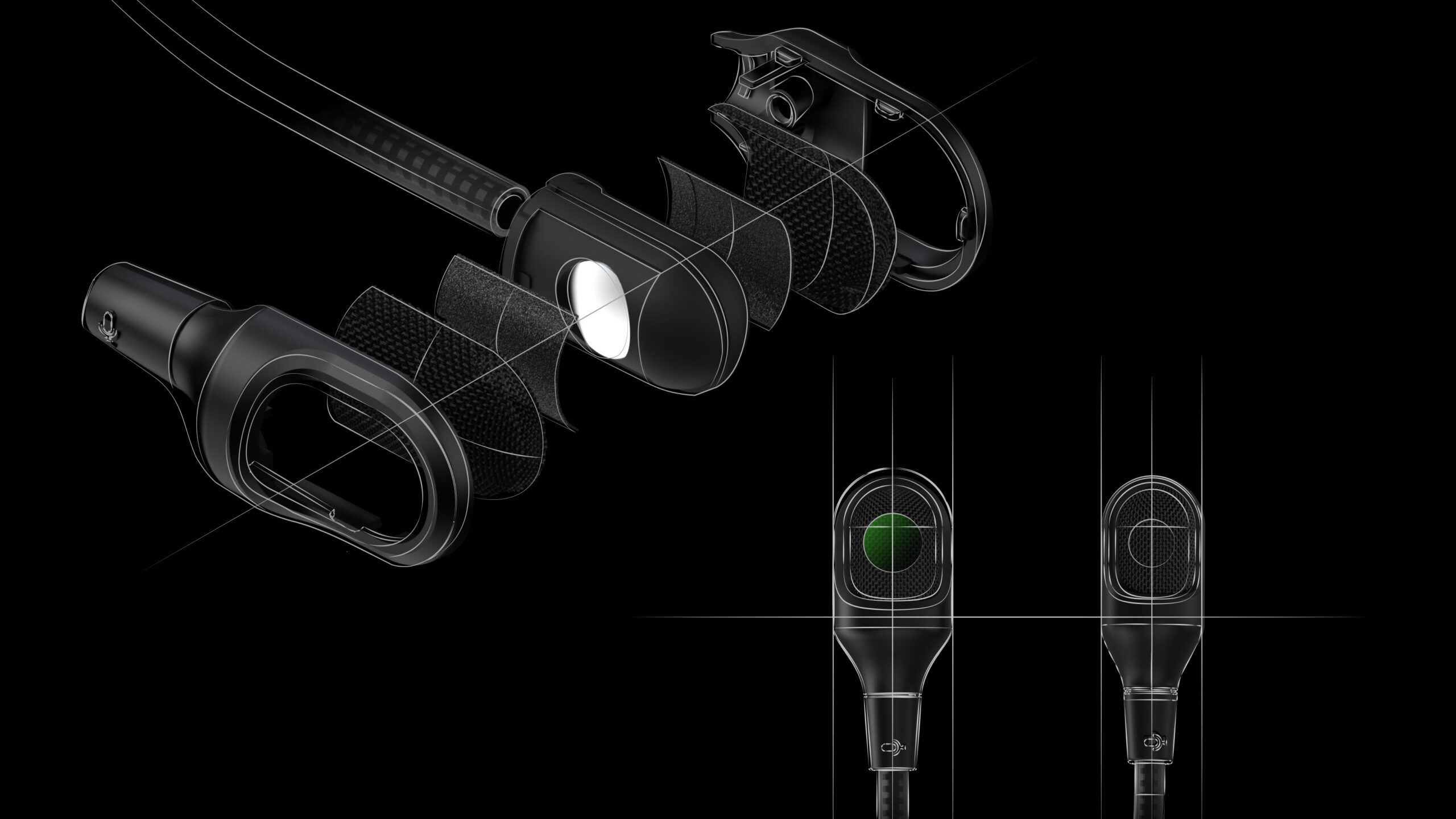 Mic razer blackshark v3 pro boom microphone design