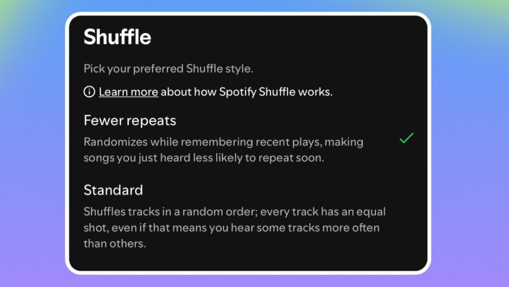 Shuffling Sound Spotify revamps Shuffle with smarter, less repetitive listening - SoundGuys