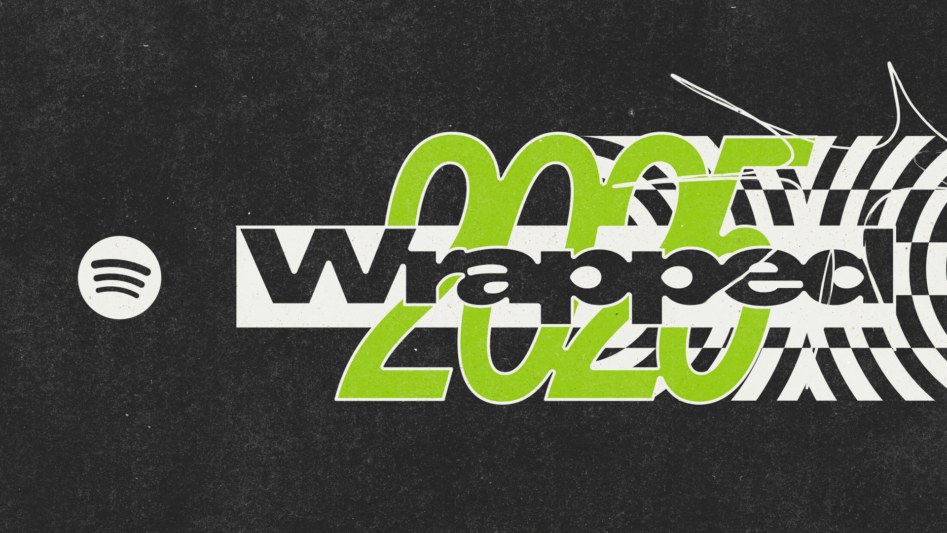 spotify wrapped 2025 art graphic