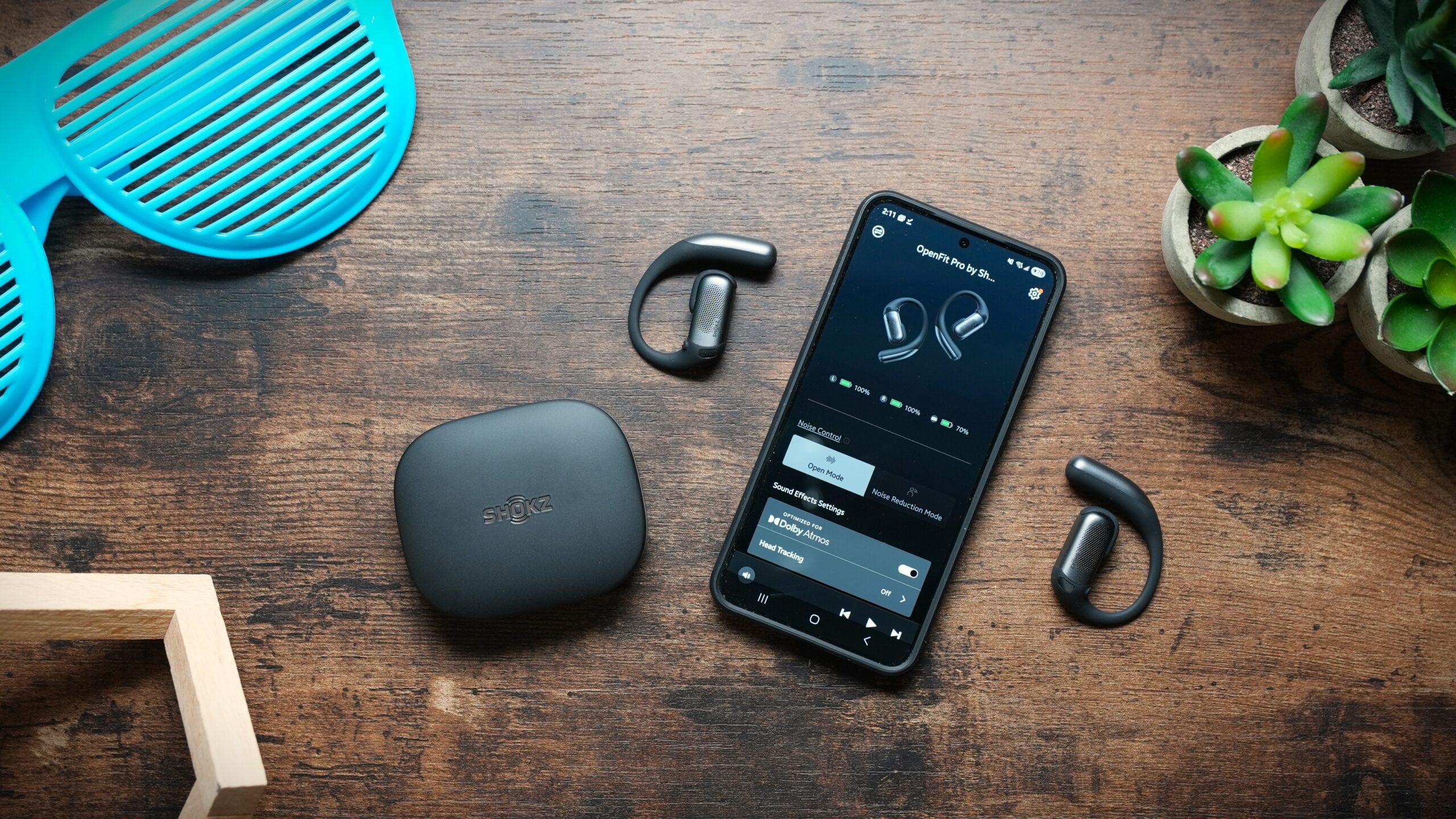 shokz openfit pro with app pn phone
