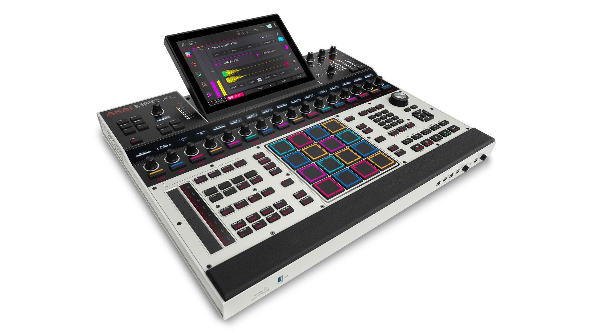 A photograph of the Akai Professional MPC XL.