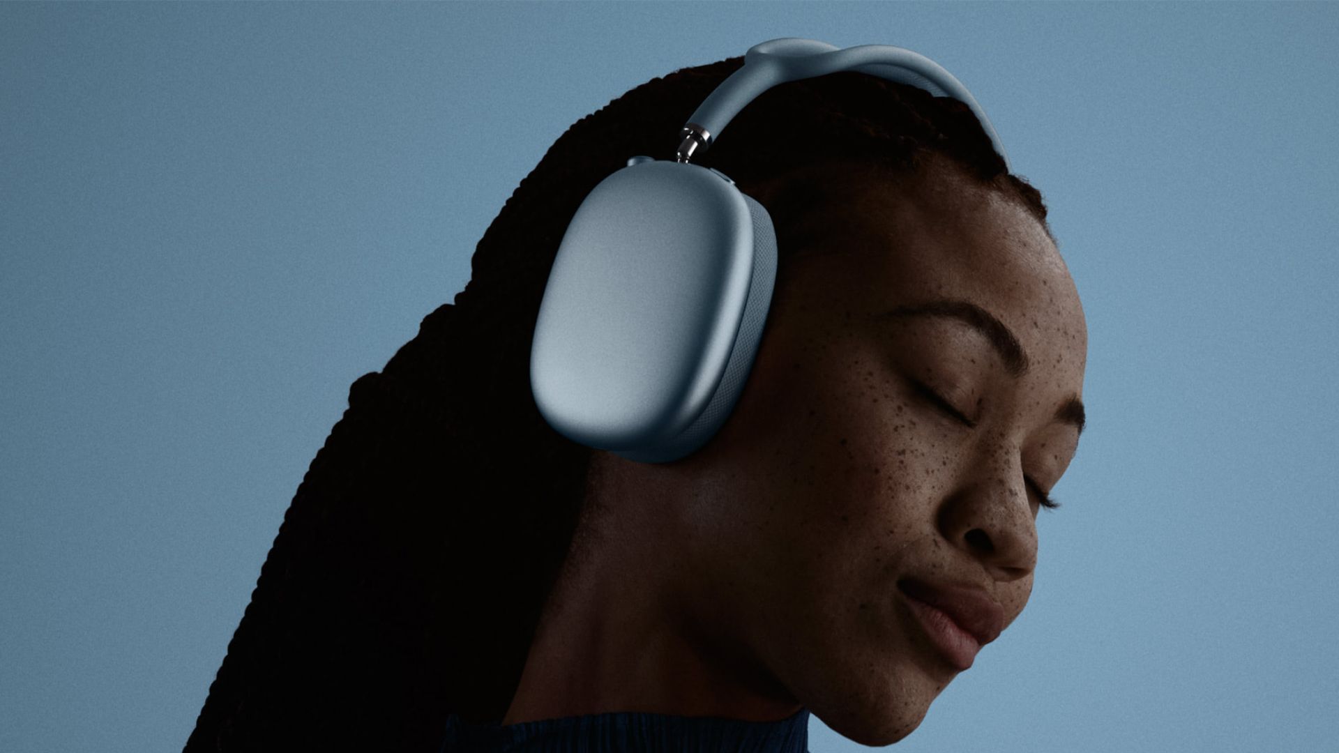 Image of Apple AirPods Max 2 being worn.