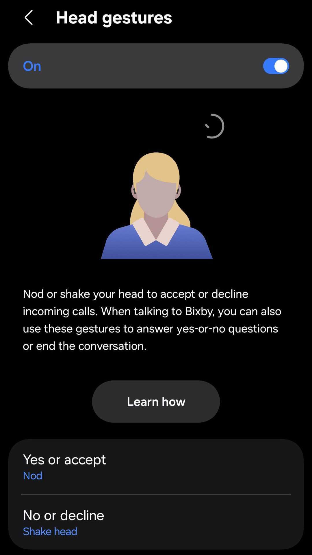 samsung galaxy buds 4 app head gestures