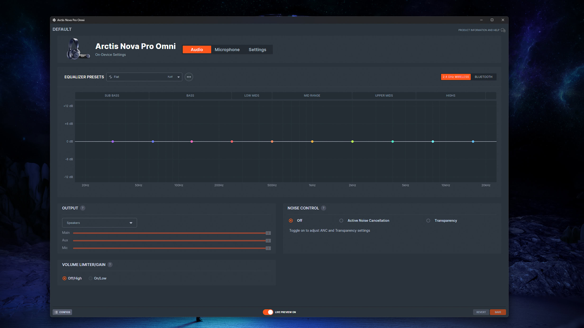 SteelSeries GG software With Arctis Nova Pro Omni SteelSeries GG software With Arctis Nove Pro Omni