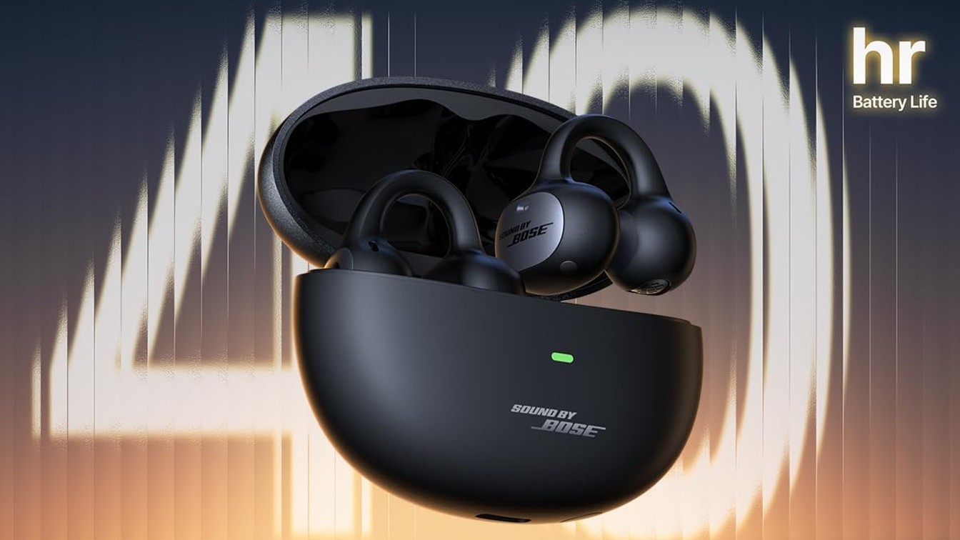 Baseus Inspire XC1 Open Ear Clip-On Earbuds Press Image