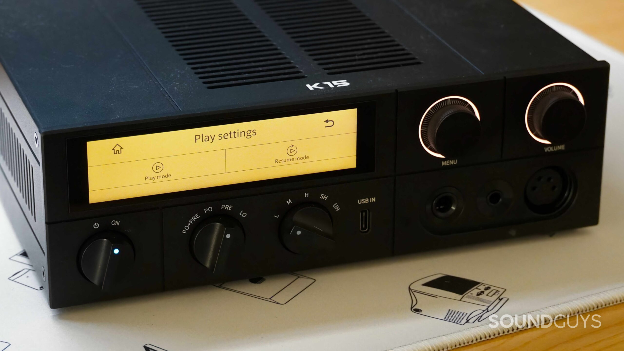 Fiio-K15-SG-5 Play settings on the Fiio K15.