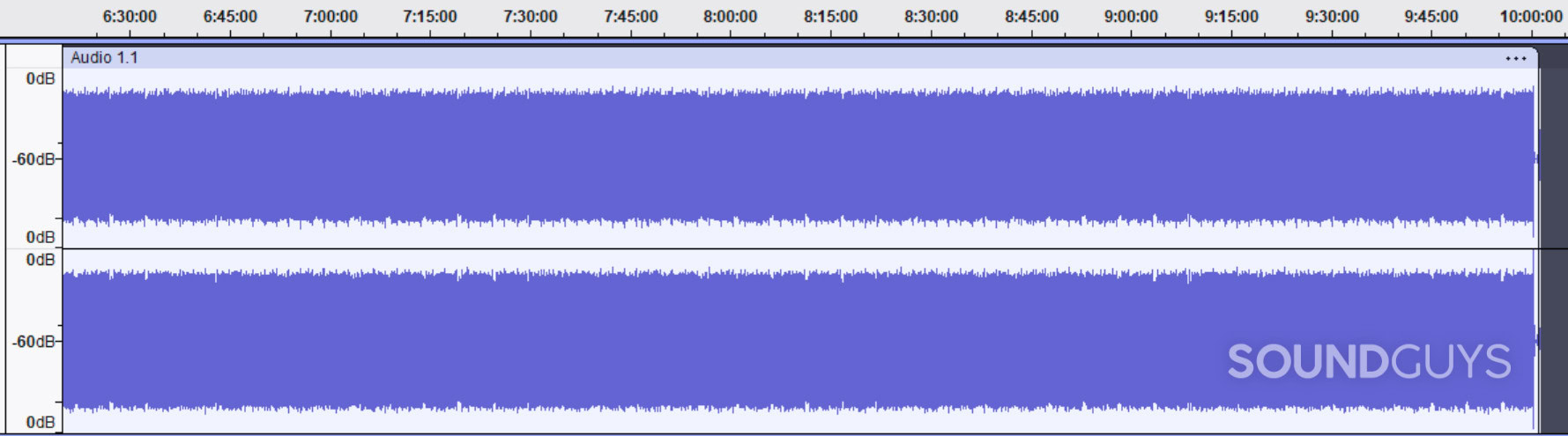 Nothing-ear-3a-battery-life A screenshot of the battery life test hitting 10 hours.