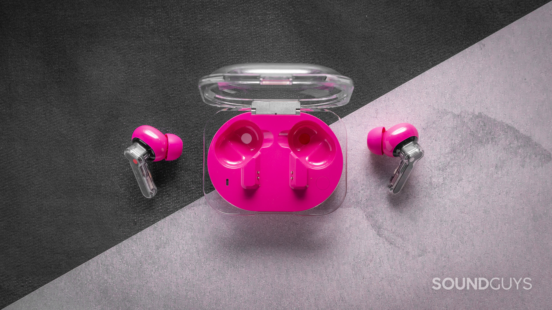 SG_Nothing Ear (3a)-08 Nothing Ear 3a earbuds outside of the case