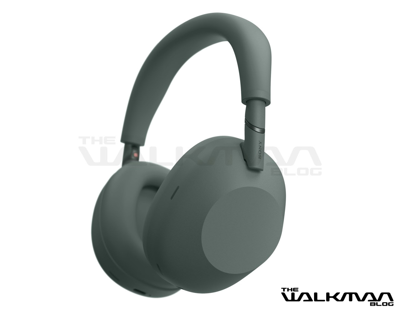 Sony WH-1000XM6 green mockup
