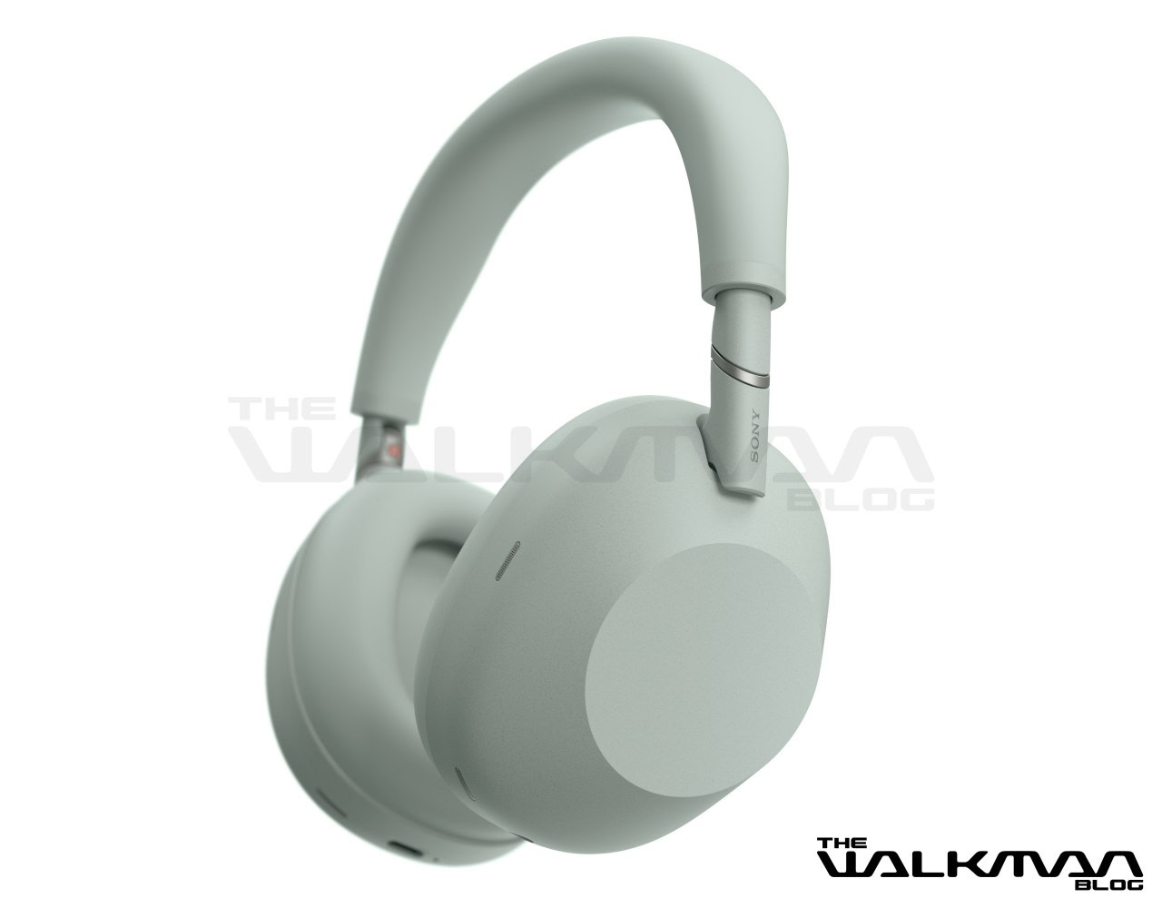 Sony WH-1000XM6 green mockup
