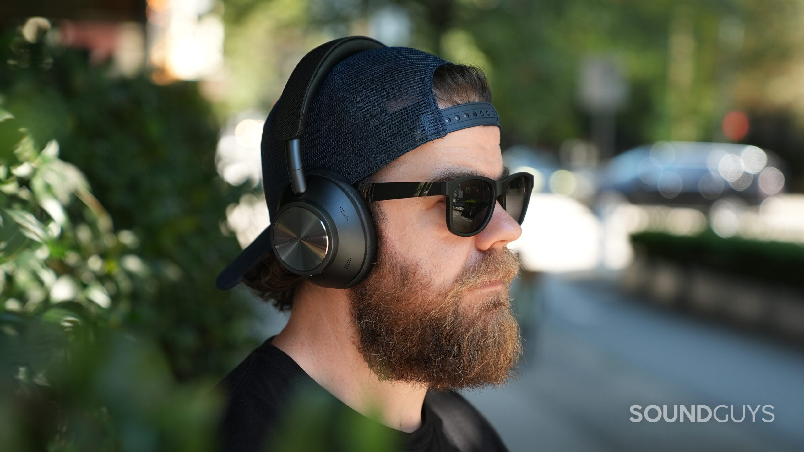 EarFun Wave Pro X worn outside.