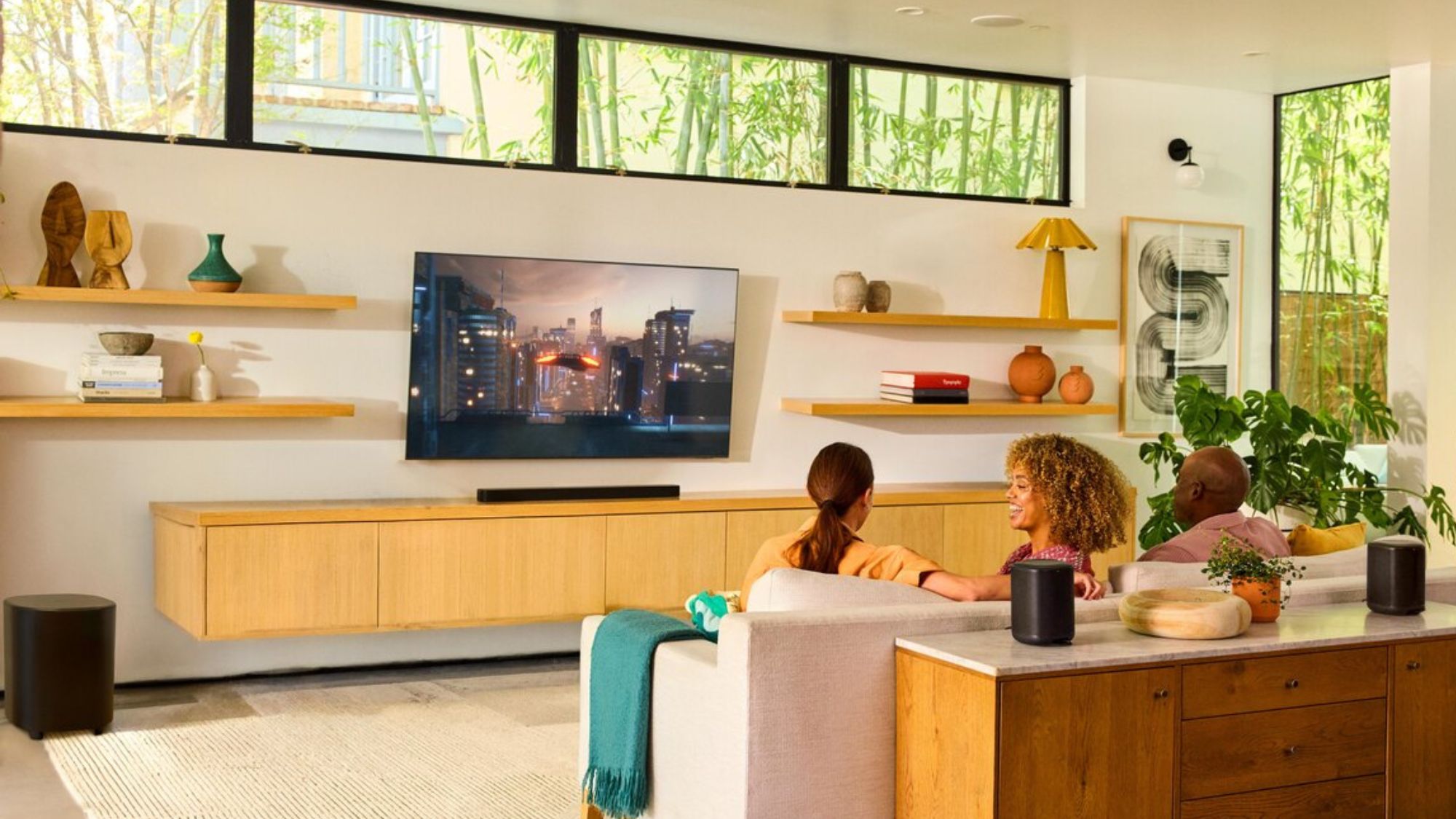 JBL Cove speakers around the house