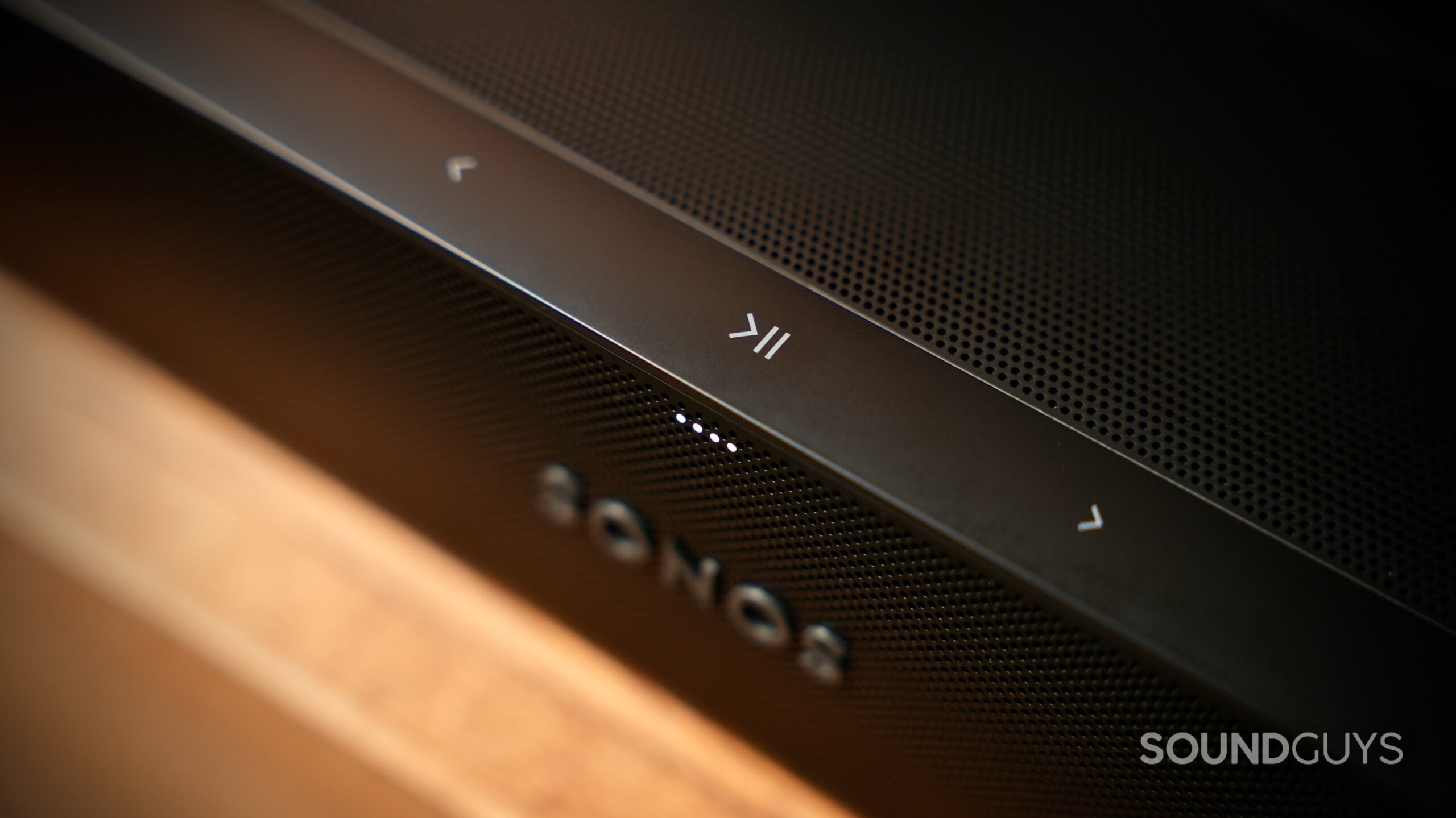 Touch playback controls on top of the Sonos Beam Ultra