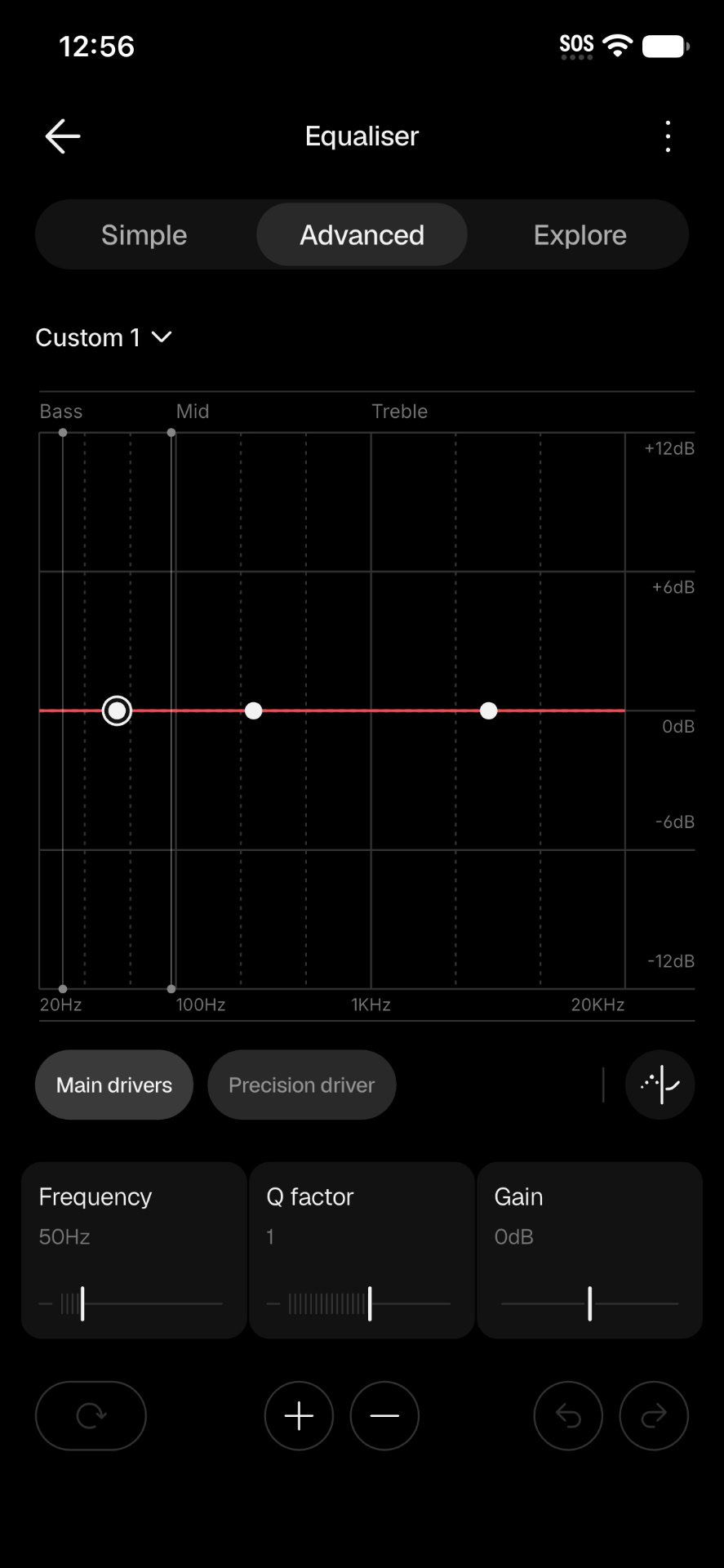 A screenshot of the Nothing X app.