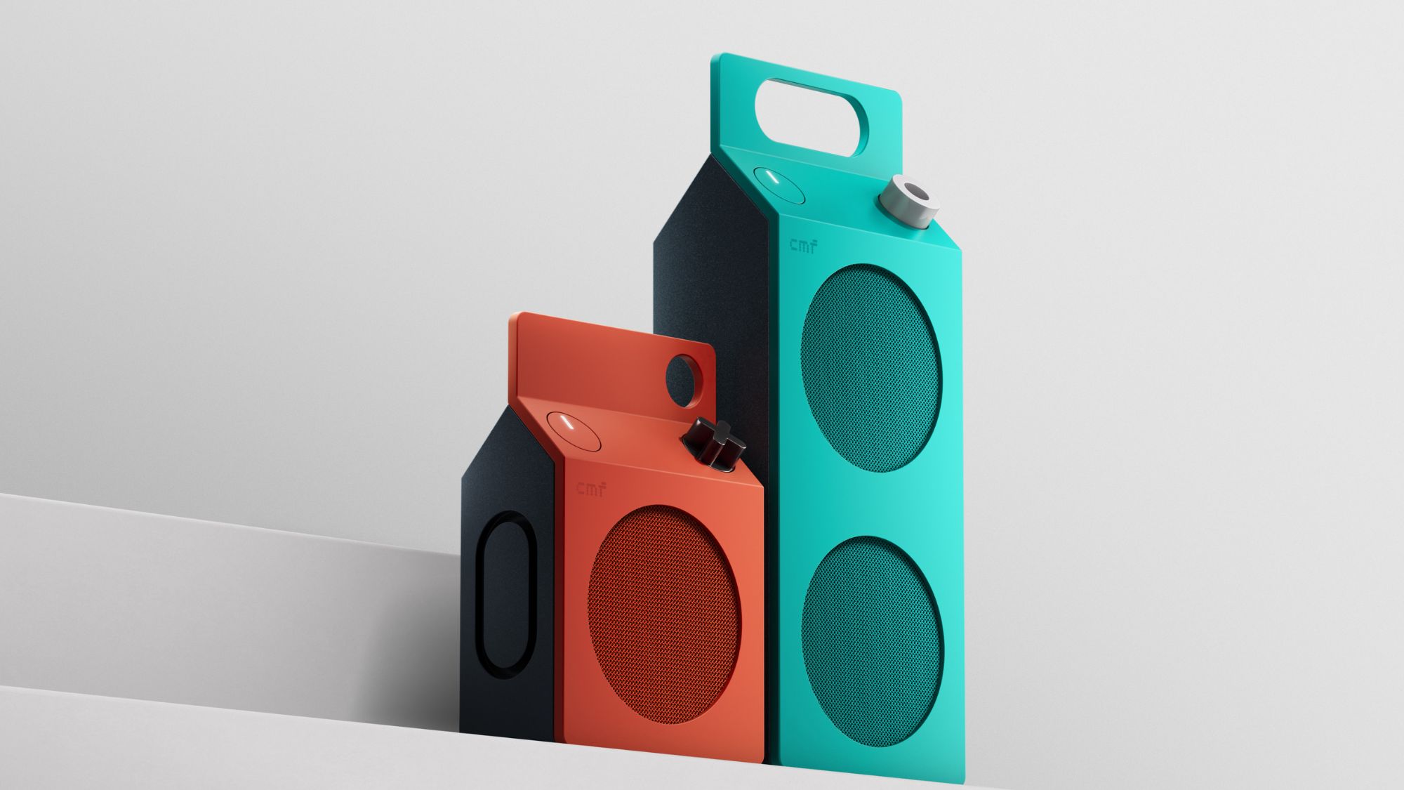 CMF Speaker S and Speaker M side by side