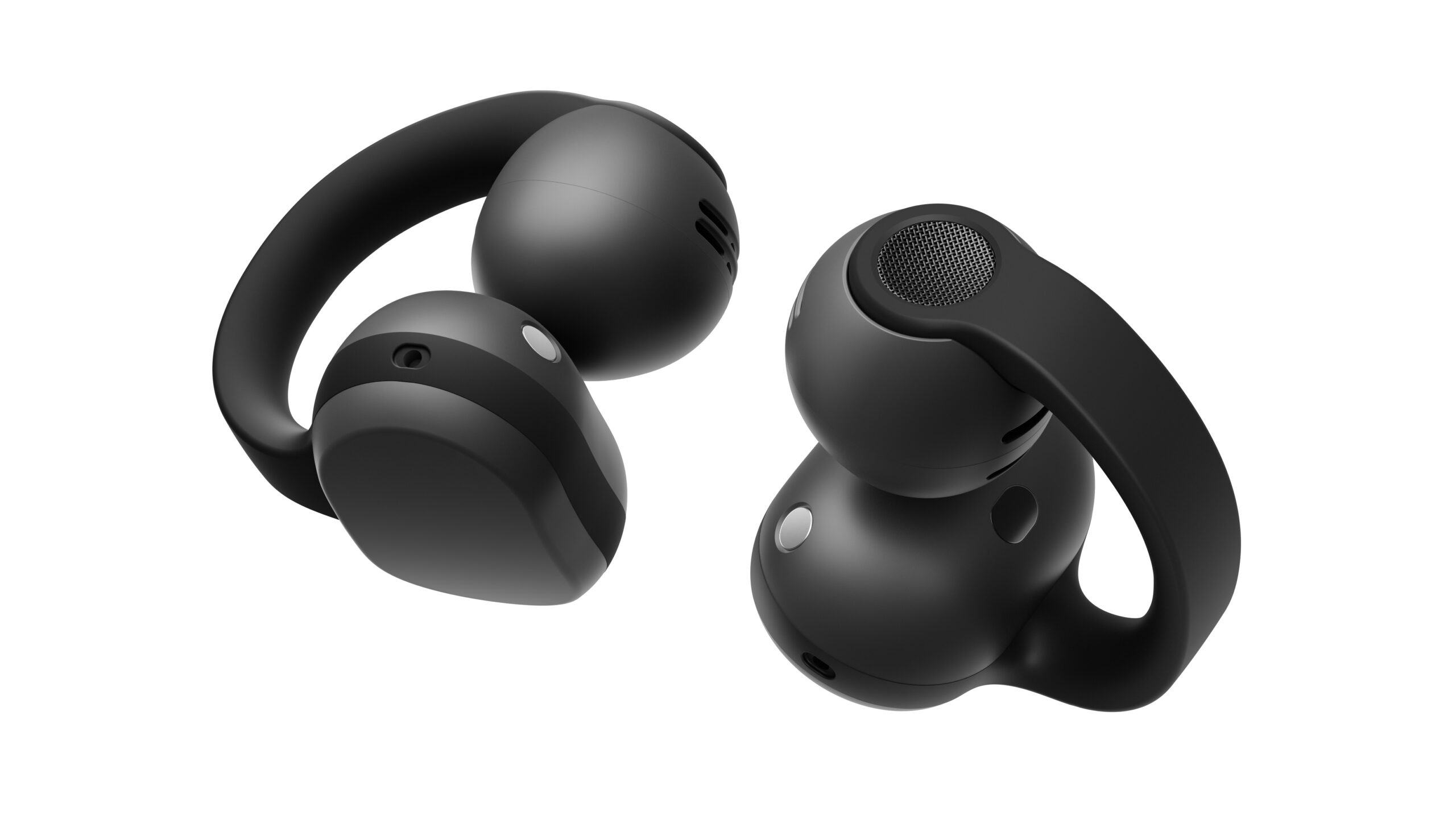 samsung galaxy buds on black