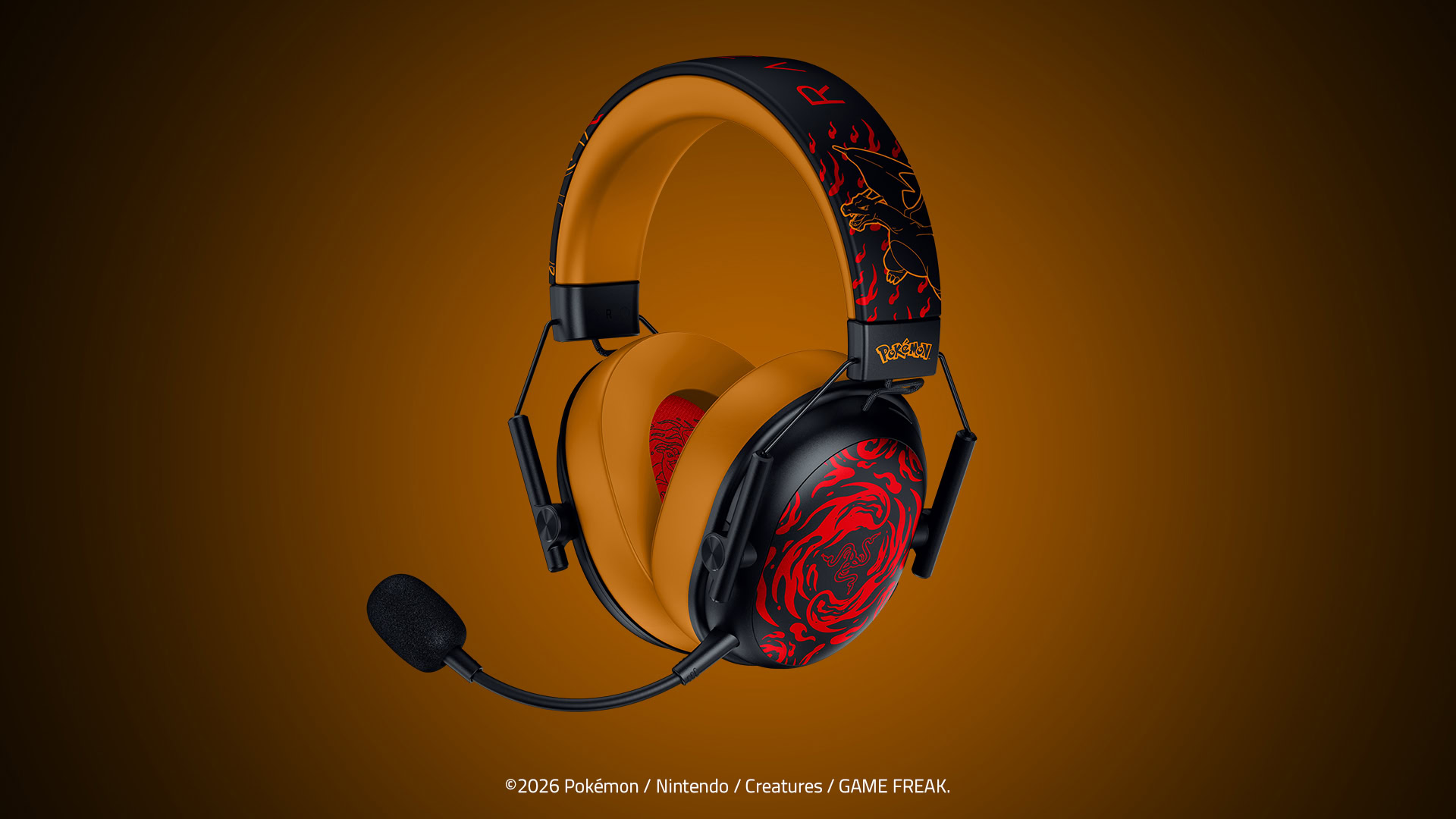 razer charizard edition blackshark v3 headphones